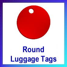 Round Luggage Tags