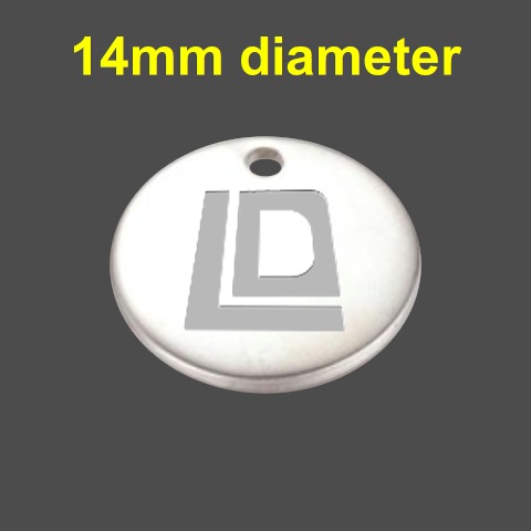 Dolazo Stainless Steel - 14mm logo tag