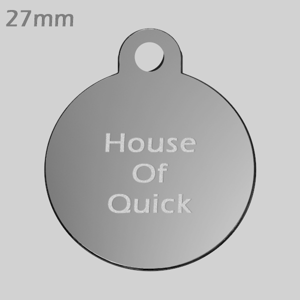 House-Of-Quick-27mm-SILVER-tag-1-sided