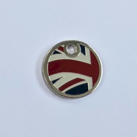 L-P 22mm enamel Union Jack