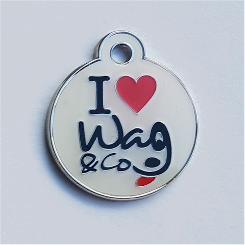 Wag-Co 30mm WHITE LOGO